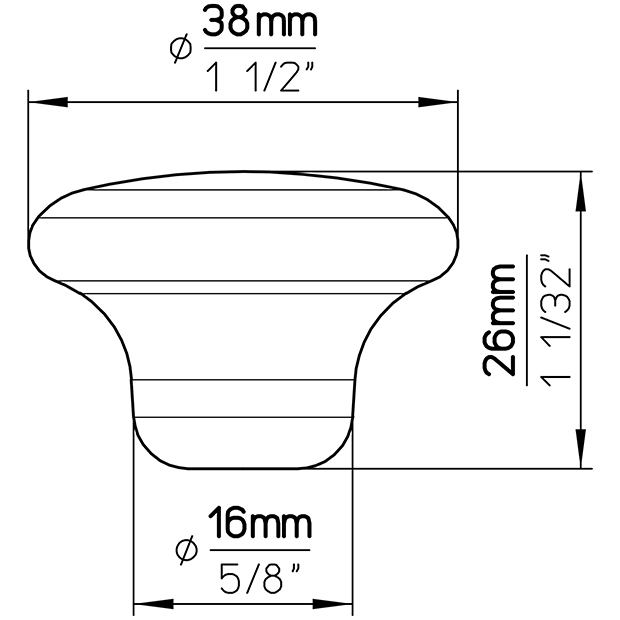 Furniture knob SP1-38 6