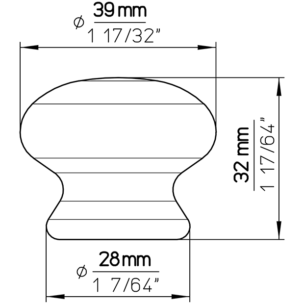 Furniture knob SP7-39 6