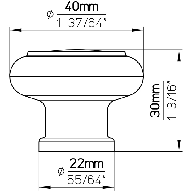 Furniture knob SM447-40K10 6