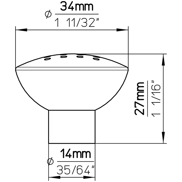 Furniture knob SM873-34MV7 6