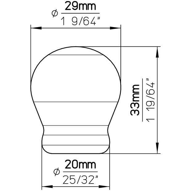 Furniture knob SP54-27PF30 6