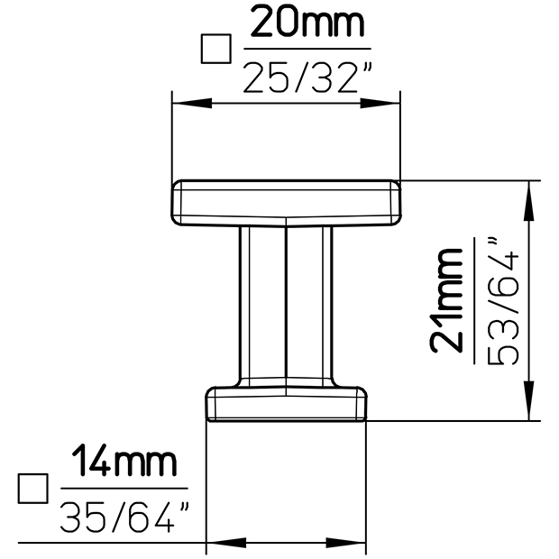 Möbelknopf 2506-20ZN21 6